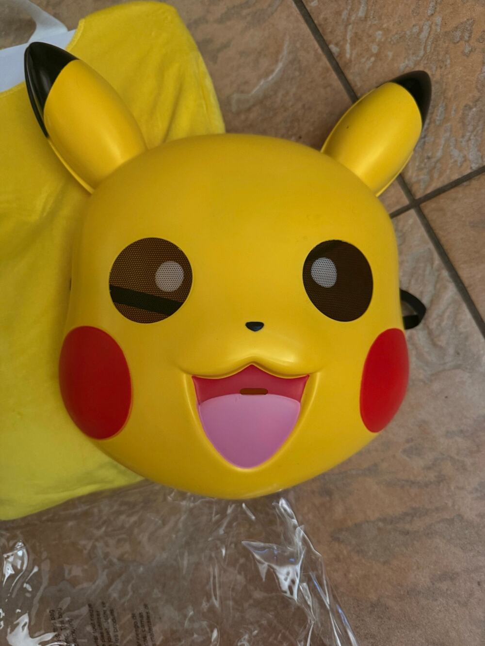 Pokémon Pikachu mask and costume NIB